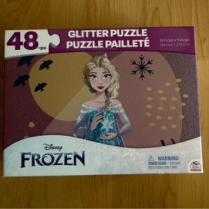 Disney Frozen Elsa Glitter Jigsaw Puzzle, 48 pieces, NEW in Sealed Box
